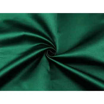 Satén extra tuhý metráž - 23 (62) zelená smaragdová