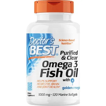 Fitness strava Doctor's Best Purified Omega 3 Fish Oil 1000 mg 120 Softgels