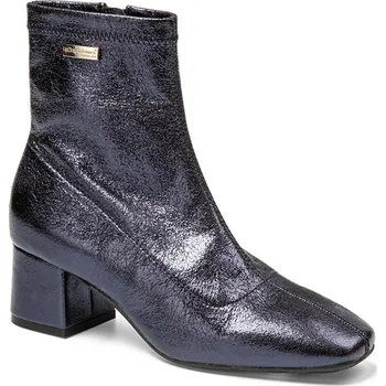 Dámské kozačky Třpytivé kotníkové kozačky na podpatku DANIELA LES TROPEZIENNES modrá 39