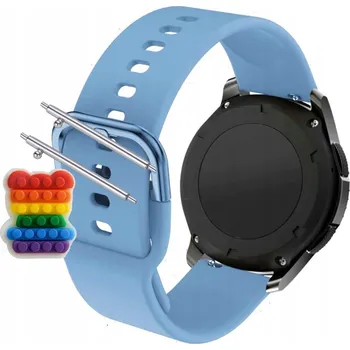 Pouzdro na mobilní telefon Pásek Řemínek pro Realme Watch 3, Silikon Modrý Poutko, nastavitelný