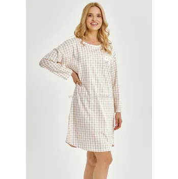 Dámská noční košile TARO Dámská noční košile Vera3437 Barva: zz51-béžová, Velikost: XL
