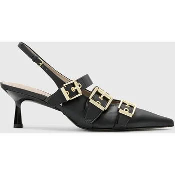 Dámské lodičky Kožené lodičky AllSaints Vivian Slingback černá barva, W001FC 99X, EUR 36