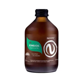 Limonáda Nupreme Kombucha Cucumber & Coriander 330 ml BIO
