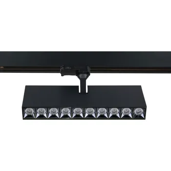 Nástěnné svítidlo Mantra 3F Itaca, otočný LED modul 30W 3000K, černá, délka 27cm