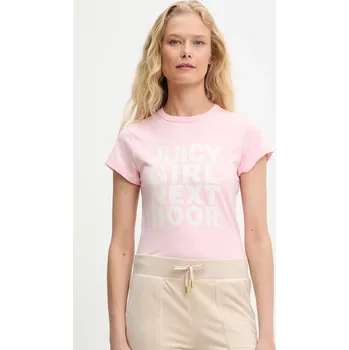 Pánská móda Tričko Juicy Couture JUICY GIRL NEXT DOOR HILTON T-SHIRT JCNCT225457 růžová 03X, vel. XS