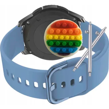 Pouzdro na mobilní telefon Řemínek Řemínek pro BlitzWolf BW-HL 6, Silikonový Modrý Smyčka, nastavitelný