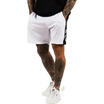 Pánské kraťasy Pánské šortky GymBeam Vertical White M