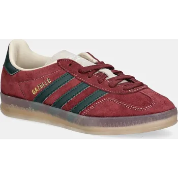 Pánská obuv Semišové tenisky adidas Originals Gazelle Indoor vínová barva, JH5403 93X, EUR 45 1/3