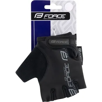 Cyklistické rukavice Force dětské rukavice KID černé velikost - L
