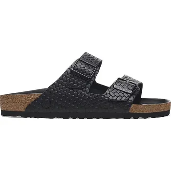 Dámské pantofle Kožené pantofle Birkenstock Arizona Woven Emboss černá barva, 1029133 99X, EUR 37