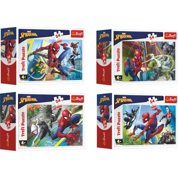 Puzzle Puzzle mini Disney Marvel Spiderman 54 dílků - mix variant či barev