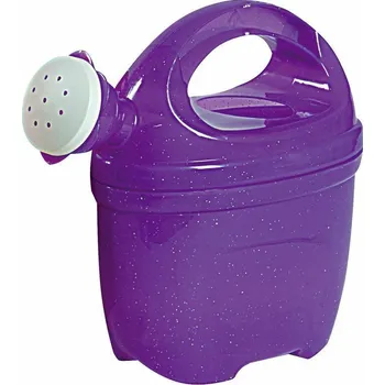 Hračka na písek Androni Konvička průhledná se třpytkami 1 l - fialová