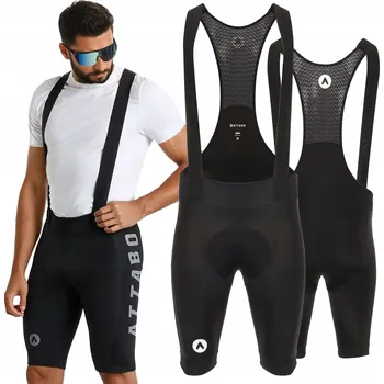 Pánské kraťasy Kraťasy cyklistické kraťasy ATTABO Kirun Pro Bib Shorts Cargo černé M
