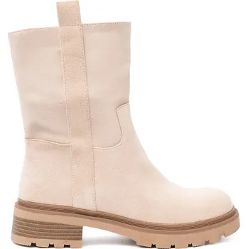 Dámská treková obuv Smetanové dámské kotníkové boty s hrubou podrážkou HO265BE Velikost: 40