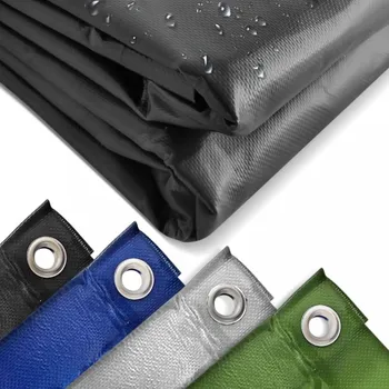 Krycí plachta JAGO Plachta 650 g/m², hliníková oka, černá, 5 x 8 m