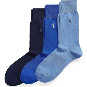 Pánské ponožky Ponožky Polo Ralph Lauren 3-pack více barev, 449958868 vícebarevná MLC, vel. 43-46