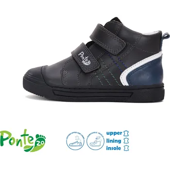 Dívčí polobotky Ponte Ponte celoroční DA06-5-2255ALBlack DA06-5-2255AL Velikost 32
