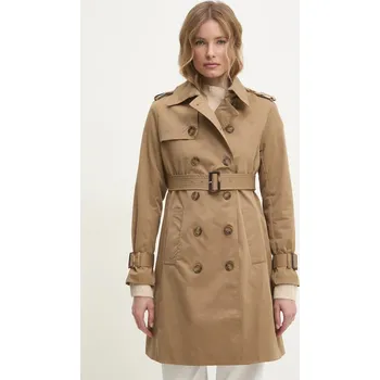 Dámský kabát Trench kabát Answear.LAB tr008.flk hnědá 82X, vel. L