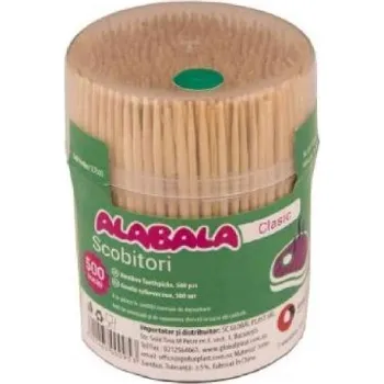 Jednorázové nádobí Párátka kulatá oboustranná 500ks ALABALA