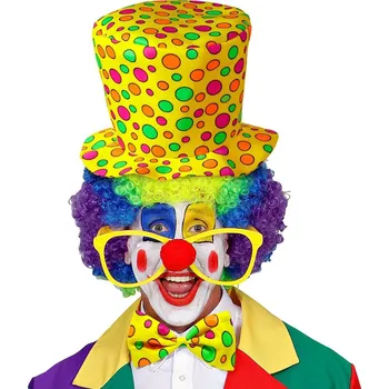 Klaunský klobouk a motýlek