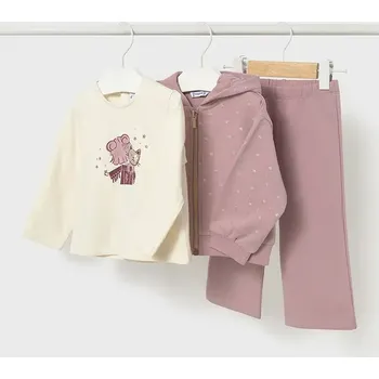 Dětská tepláková souprava Mayoral růžová barva, 2842 2842.4D.Baby.9BYA 30X, vel. 98