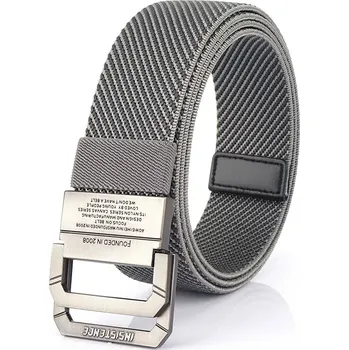 Opasek Nylonový opasek s kovovou přezkou Molet Šedý