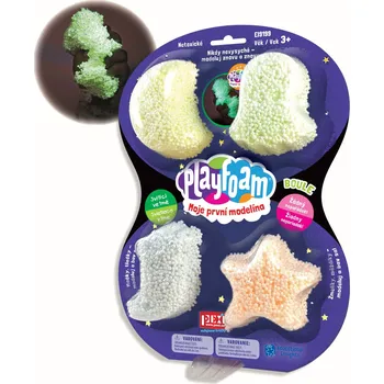Modelovací hmota PlayFoam® Boule 4pack-SVÍTÍCÍ (CZ/SK)
