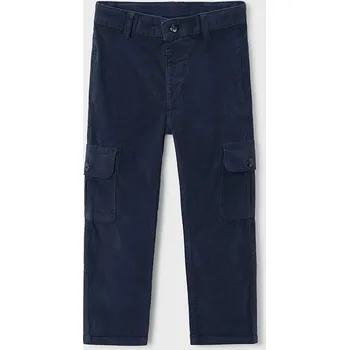 Chlapecké kalhoty Dětské manšestrové kalhoty Mayoral cargo corduroy 4564.5F.Mini.9BYA námořnická modř 59X, vel. 98