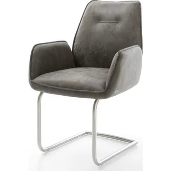 Jídelní židle Jídelní židle Zoa-Flex mikrovlákno šedá antik jídelní židle