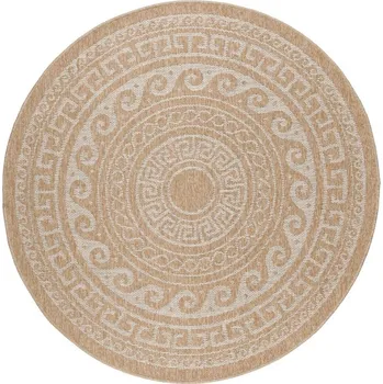 Koberec Ayyildiz Kusový koberec Comilla 887 Beige kruh Rozměry koberců: 200x200 (průměr) kruh