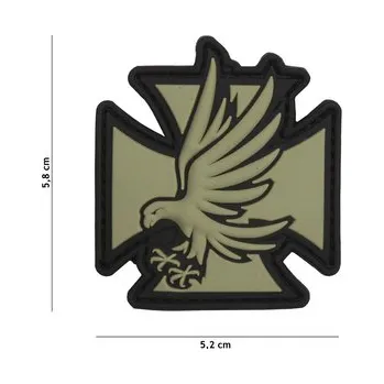 Nášivka Gumová nášivka 101 Inc Iron Eagle - olivová