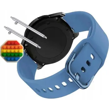 Pouzdro na mobilní telefon Pásek Řemínek pro Fossil Sport, Silikon Modrý Poutko, nastavitelný