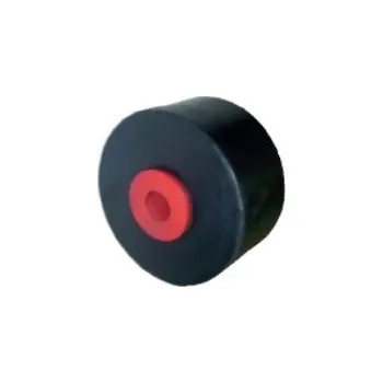 Přívěs na člun Allroundmarin Boční rolna z tvrdé gumy - hladká rolna, průměr 101 mm, šířka 52 mm, hřídel 16 mm