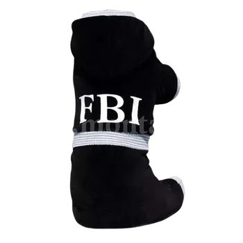 Obleček pro psa Tepláková souprava pro psa černá FBI (Oblečky pro pejsky Grande Finale)