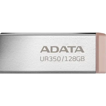 USB flash disk Adata Flash disk UR350 128GB USB3.2 Gen1 Metal hnědý
