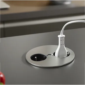 Elektrická zásuvka Bachmann Elektrická zásuvka Twister / Nerezová ocel