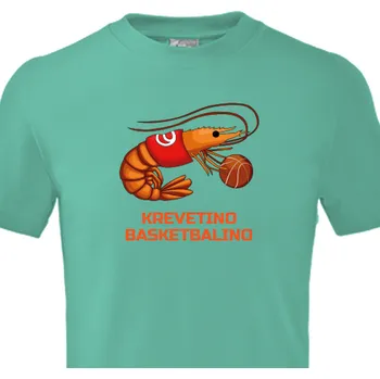Dívčí tričko Tričko Pro nejmenší | Dětské tričko Krevetino basketbalino
