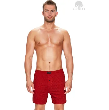 Trenýrky Pánské bavlněné trenky se vzorem kotvy 751 Fabio Barva/Velikost: bordo (vínová) / 3XL/4XL