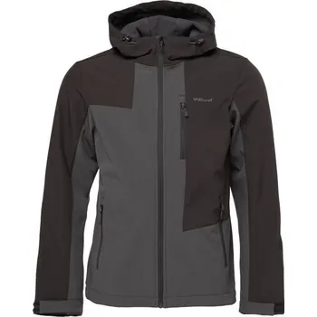 Pánská bunda Pánská softshellová bunda Willard ALDEN 2XL Tmavě šedá, Černá