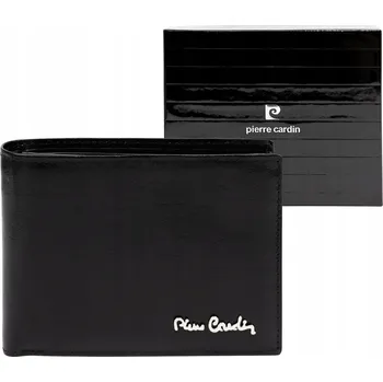 Peněženka Peněženka Pierre Cardin , přírodní kůže, černá - muž