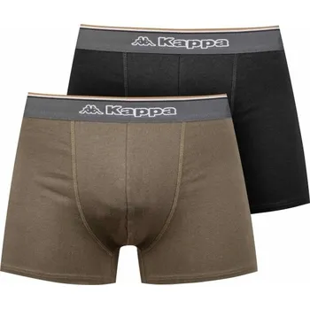 Pánské boxerky Kappa LOGO ZEN XXL Černá, Khaki