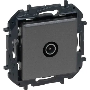 vypínač Legrand Niloé Step televizní zásuvka TV HVĚZDA ocel 863474B