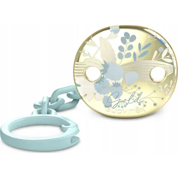 dudlíky SUAVINEX KLIP NA DUDLÍK S PŘÍVĚSKEM GOLD PREMIUM