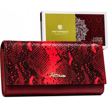 Peněženka Velká dámská peněženka se vzorem hadí kůže - Peterson