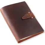 Luxusní kožený Zápisník - Diář A5 Vinage Hnědý, Typ Linkovaný Lifestyle CRZ-BL14HUD