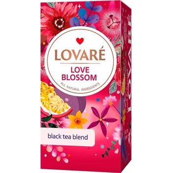 LOVARÉ Love Blossom 48g (24 sáčků, černý čaj)