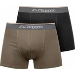 Pánské boxerky Kappa LOGO ZEN M Černá, Khaki