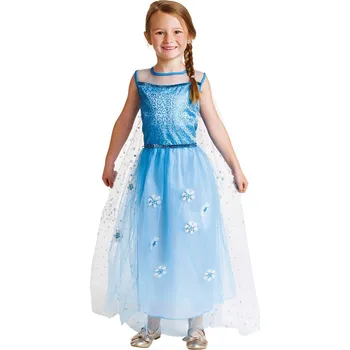 Karnevalový kostým Kostým dětský Princezna modré šaty vel. 4-6 let - Albi