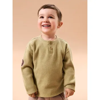 Chlapecké tričko Sinsay - Tričko s dlouhými rukávy - zelená - 117FX-07X - 117FX-07X-86