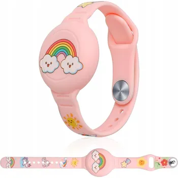 Pouzdro na mobilní telefon NÁRAMEK / PÁSEK NA RUKU PRO DĚTI PRO APPLE AIRTAG 2021 / 2025